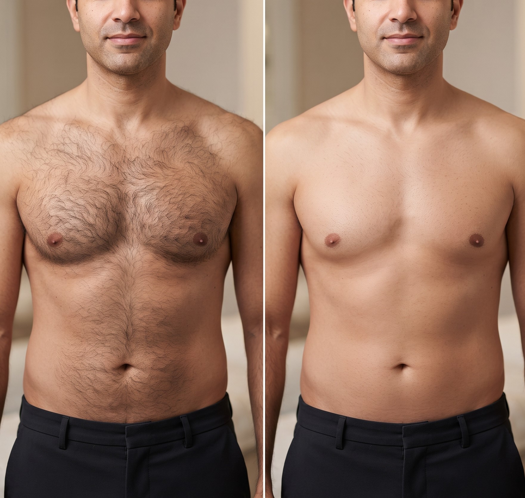 Before and after result 3